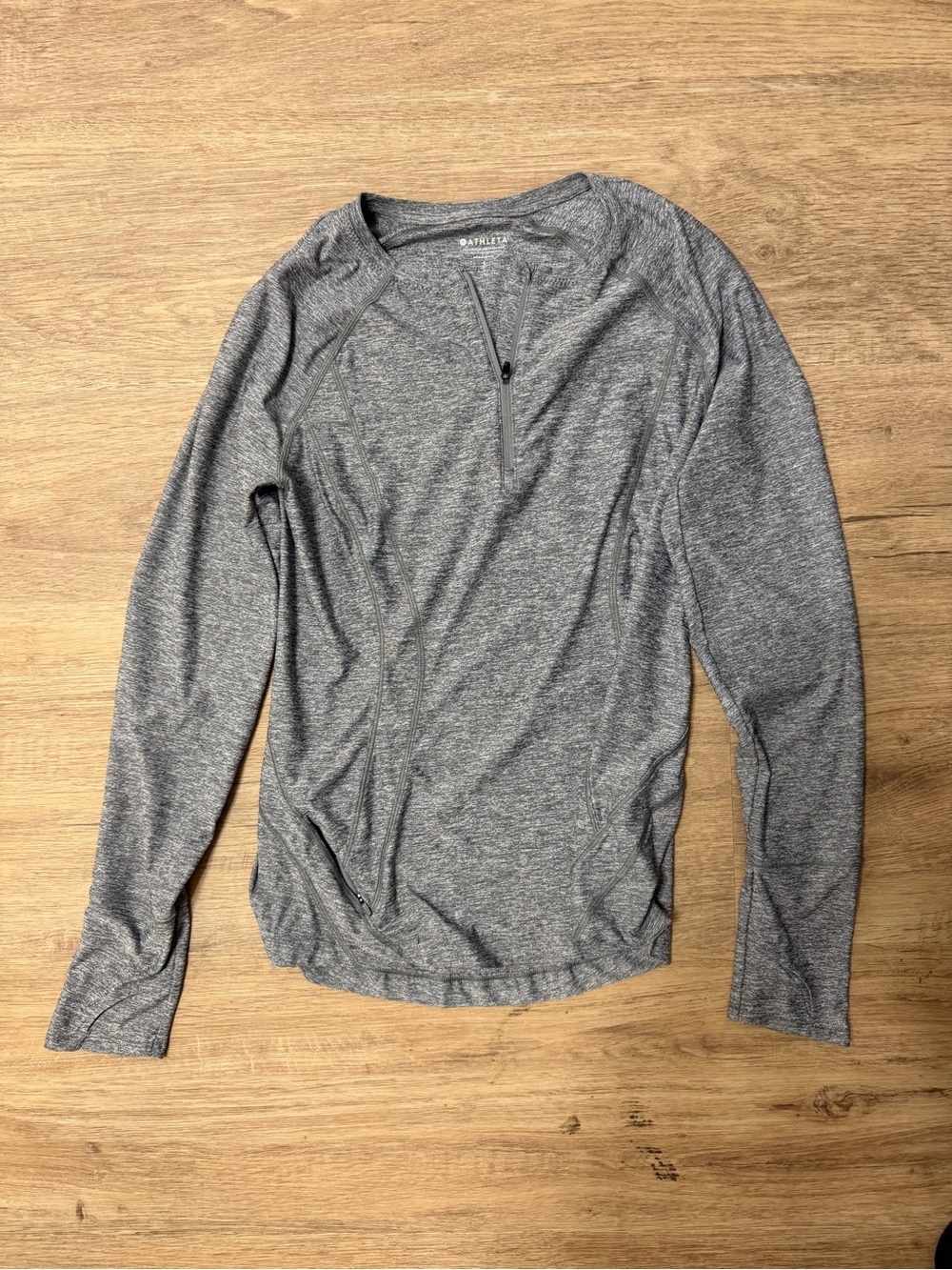 Athleta Pacifica Illume UPF Fitted 1/4 zip Top Size S/P